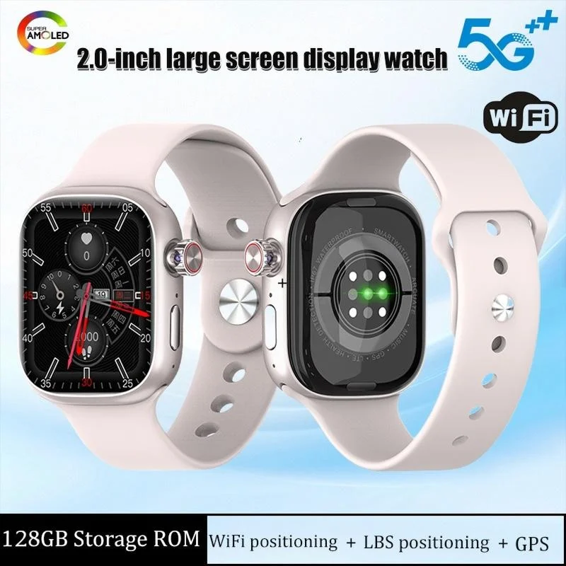 

New XH022 5G smartwatch.2.0-inch AMO display screen, LBS positioning+WiFi positioning+GPS, high-definition camera, Wi Fi calling