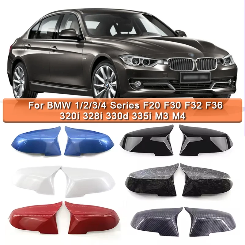 

Carbon Fiber Mirror Covers for BMW1/2/3/4 Series F20F30F32F36 2012 Up 320i 328i 330d 335i M3 M4 LookReplacement AutoStylingParts