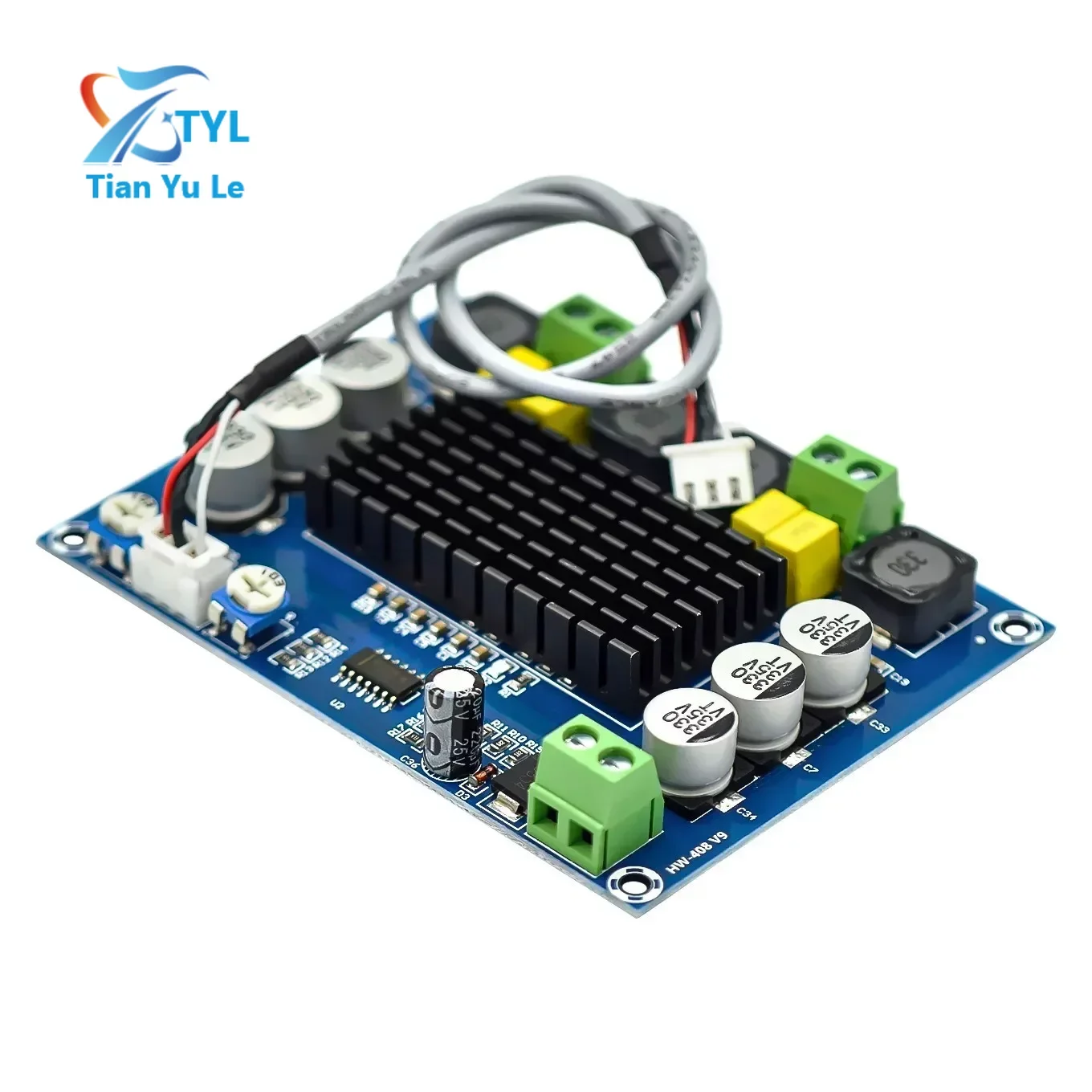 XH-M543 High Power Digital Power Amplifier Board TPA3116D2 Audio Amplifier Module Class D Double Channel 2*120W