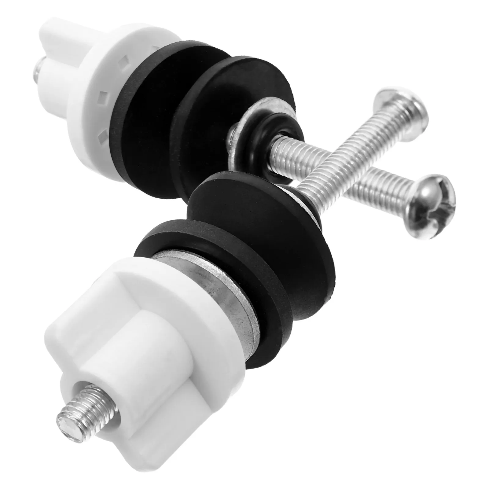 

2Pcs Toilet Seat Hinge Replacement Stainless Steel Bolts Screws Quick Release Top Mount Hardware Kit Universal Toilet Seat
