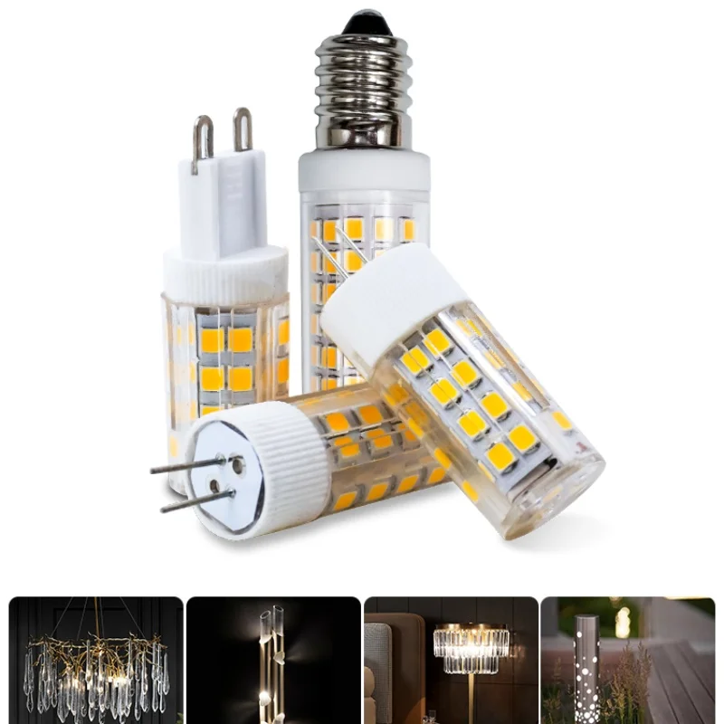 لمبة ليد زاوية شعاع سيراميك ، E14 ، G9 ، G4 ، AC V ، 3 واط ، 5 واط ، 9 واط ، دافئ ، أبيض بارد ، كشاف ، استبدال ضوء الهالوجين