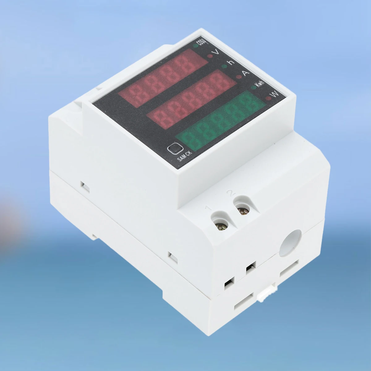 

Rail Volt Amp Power Meter Ac 80-300V 100a Multifunction Digital Meter for Home Power Supply and Consumption Monitoring