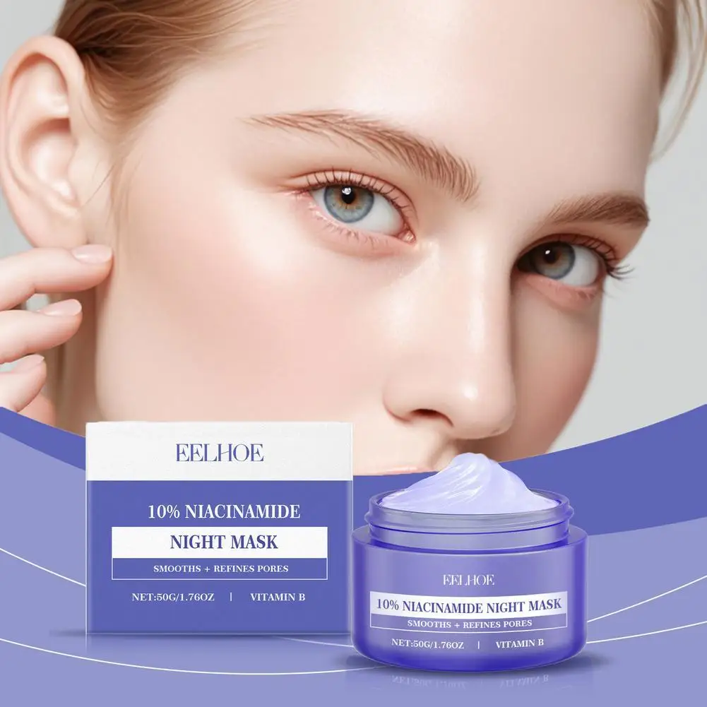 

10%NIACINAMIDE Face Night Mask Moisturizing Anti-aging Gel Mask No Wash Disposable Facial Mask Skin Care For Beauty
