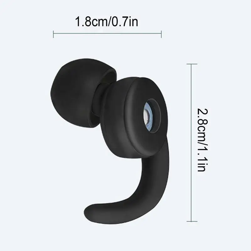 Noise Canceling Ear Plugs Waterproof Reusable Noise Reduction Earplugs For Sleep & Noise Sensitivity Reusable Hearing Protection