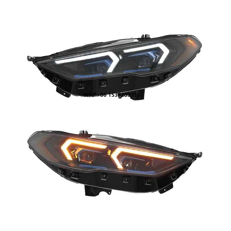 

YU GUANG for Ford Mondeo MK5 2017 2018 2021 Headlight Upgrade LED Car Accessories Head Light Headlamp DRL Front Light Auto Parts