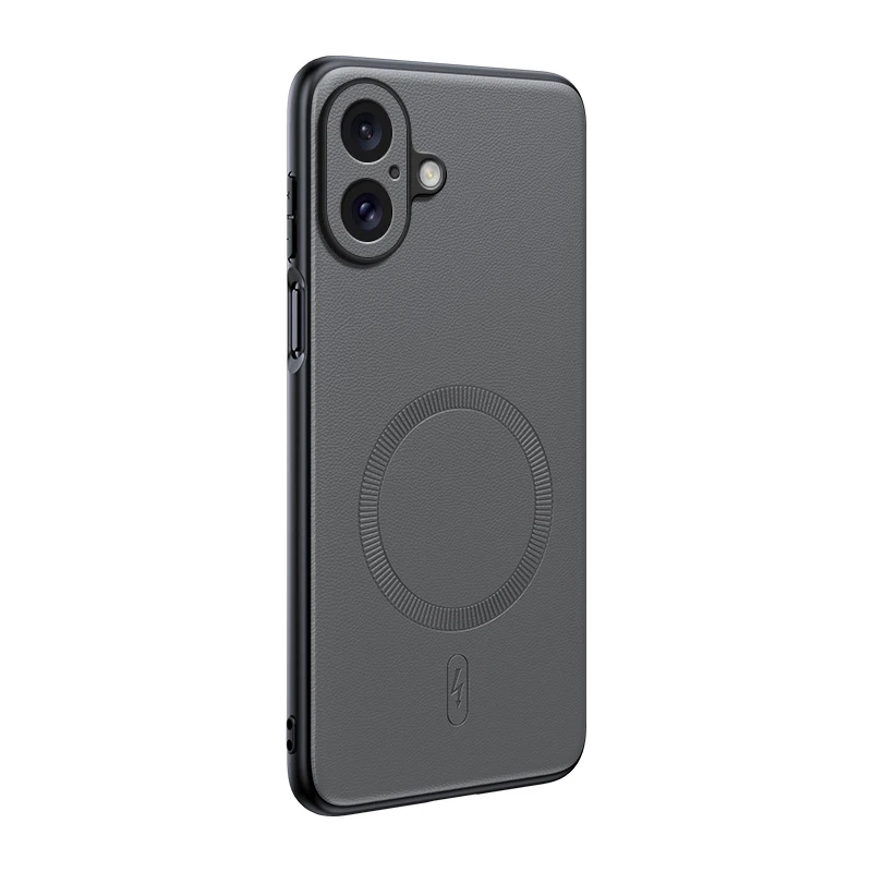 Für iPhone 17 Hülle Magnetische Leder-Schutzhülle Für iPhone 17 Anti-Fingerabdruck Rutschfest PC+TPU – Detail 1