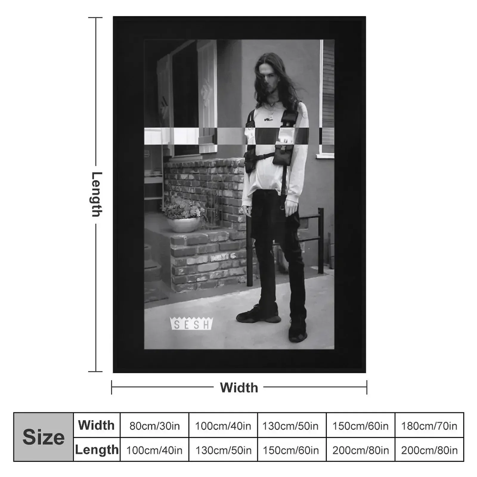 TeamSesh Bones Crown Logo Throw Blanket couch cozy soft plush fuzzy picnic outdoor blanket