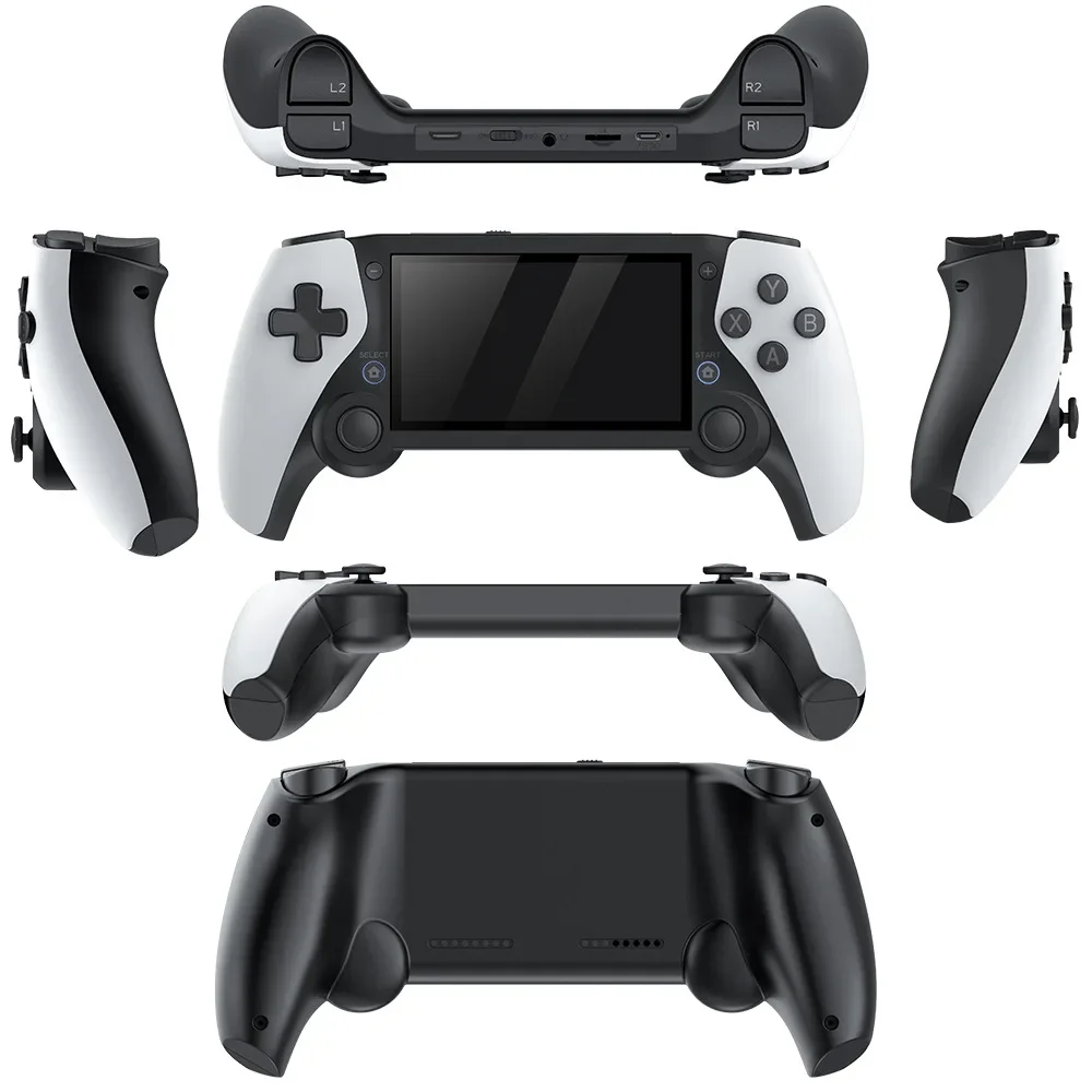 Przenośna konsola do gier M25, bezprzewodowa konsola do gier HDTV, podwójny joystick 3D, 4,3-calowy przenośny komputer Open Source, przenośny retro do PSP