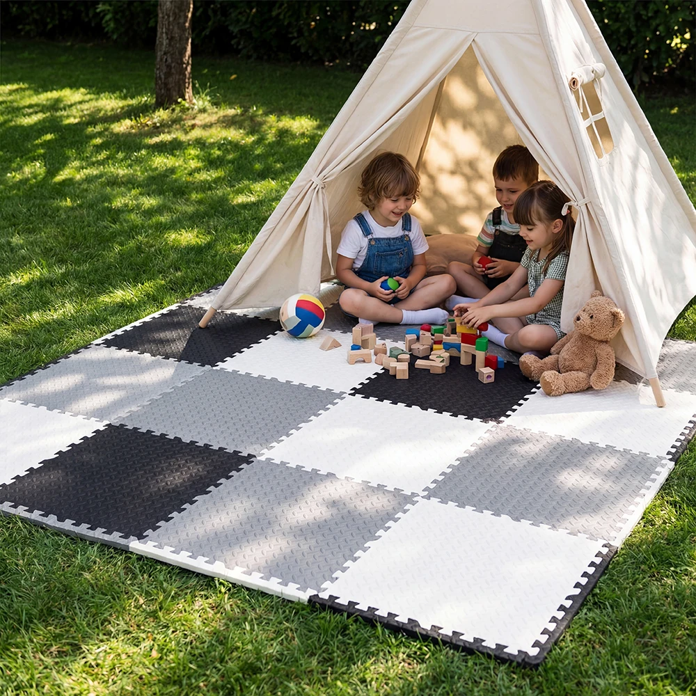 8Pcs/16Pcs 30x30x1cm Baby Puzzle Floor Mat Anti-slip Kids Carpet Bebe Mattress EVA Foam Water Proof Baby Play Mat for Children view 6