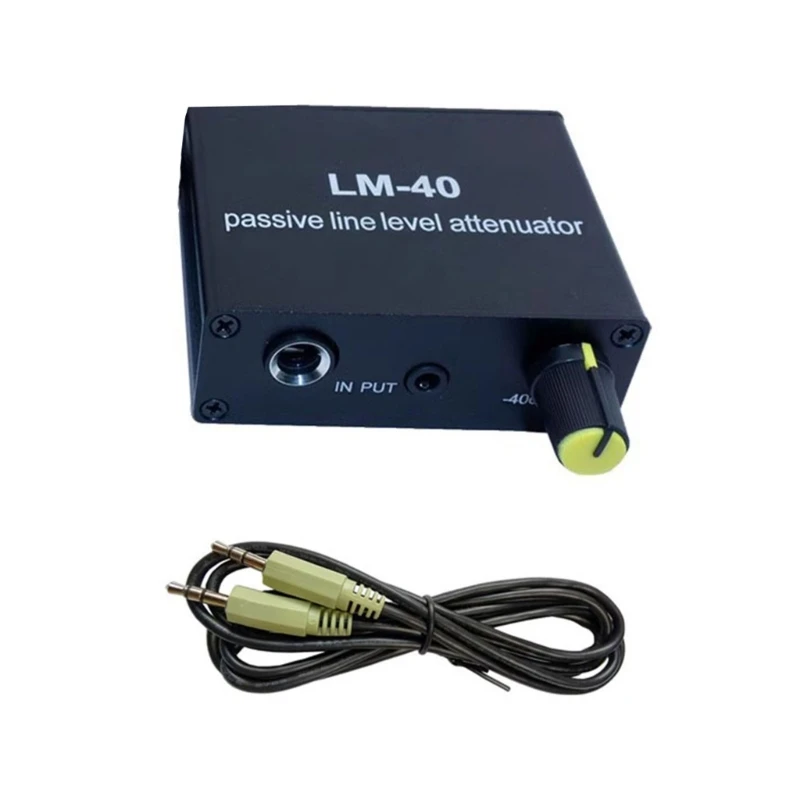 Passive Attenuator Line Output Highly Low Levels Converter 3.5mm/6.5mm Output