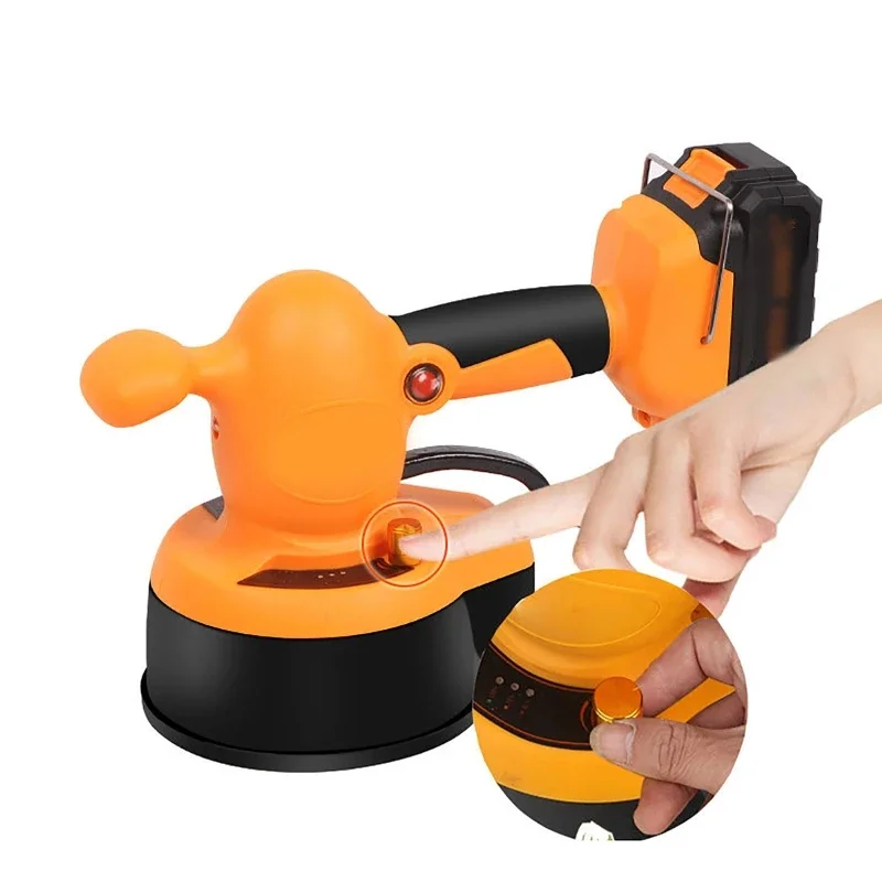 21V Rechargeable Ceramic Tile Machine LED Lighting Tile Machine  Wall Tile Marble Wibrator with 1 * Battery + 1 * Charger