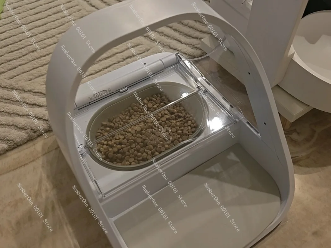 Smart chip recognition automatic cat feeder - fresh wet food dispenser for multiple cats