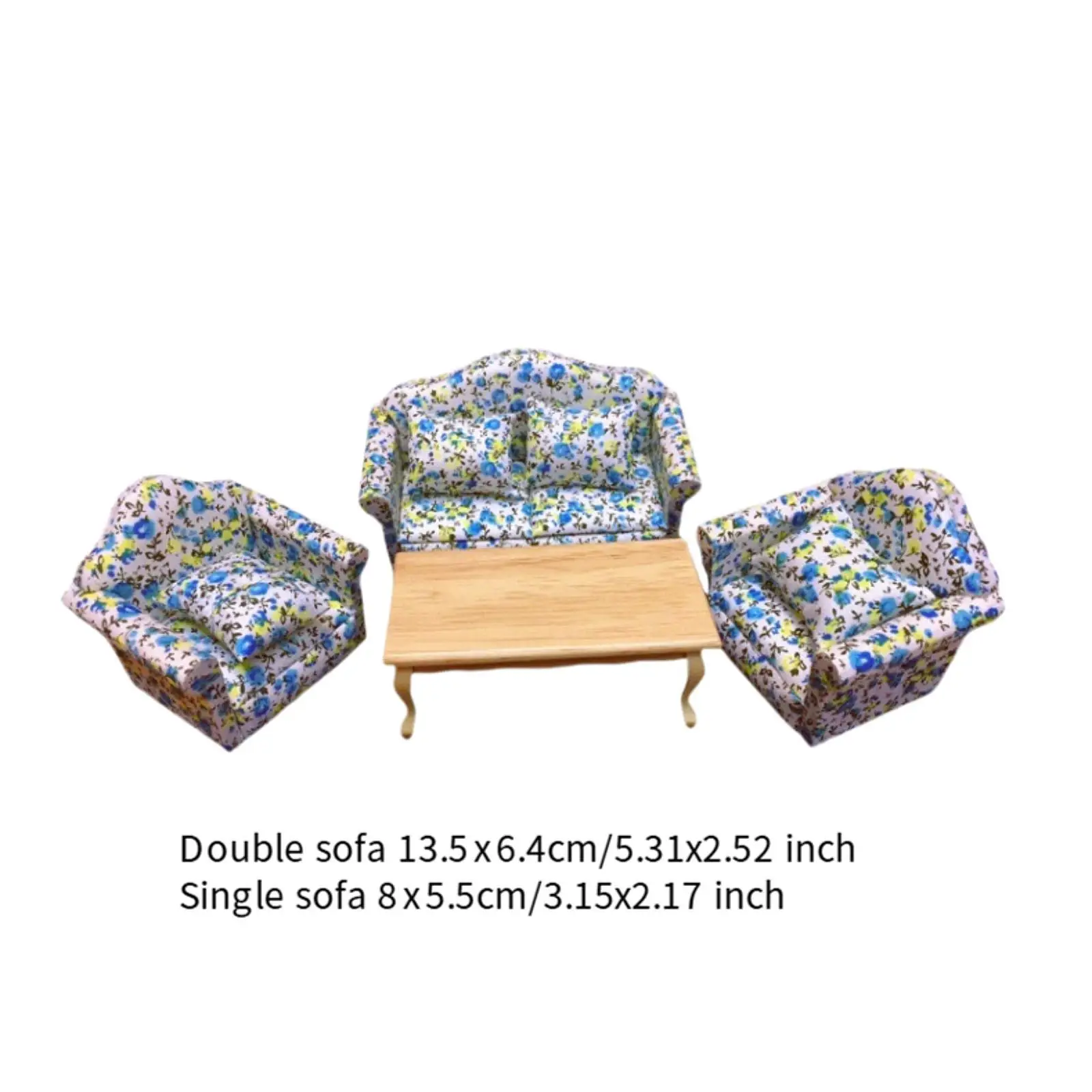 1:12 スケールドールハウスミニチュアソファごっこ遊び小道具写真小道具シミュレーション家具モデルドールハウス BJD 人形装飾用