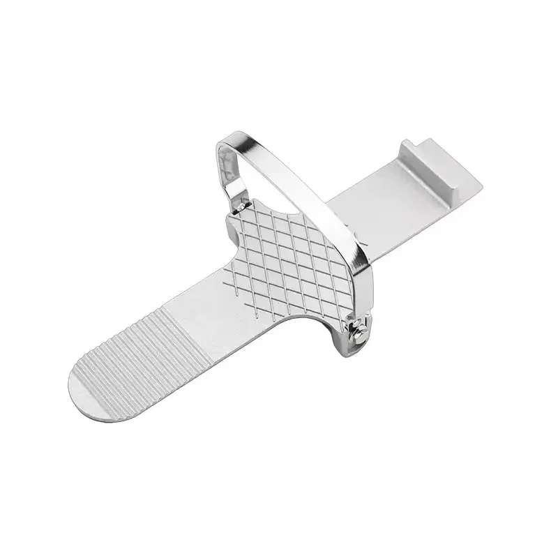 

Подъемник для ног, гипсокартон, гипсокартон, стеклянная панель для ног, металлический противоскользящий подъемник с защитой от развязывания, практичный и полезный