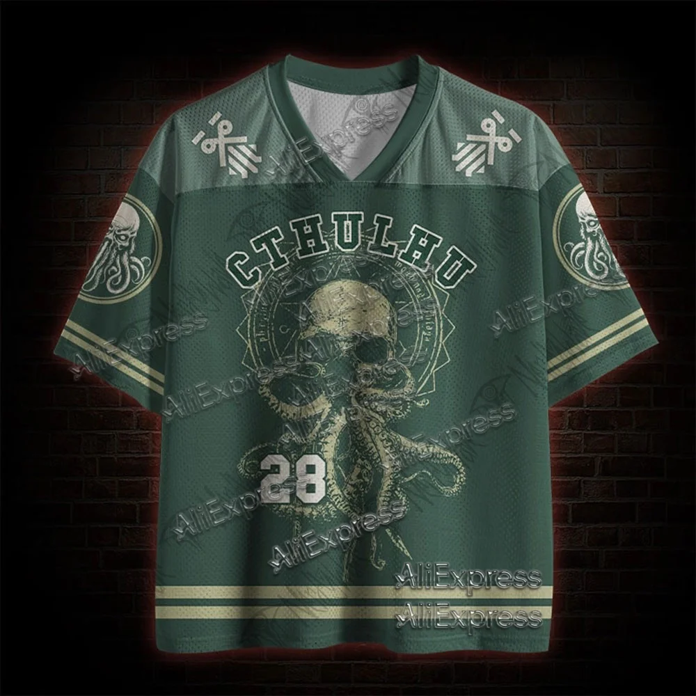 

(ZZ) New Dark Series, Street Trendy Quick Drying Mesh Jersey, Sports Breathable Adult V-neck T-shirt, Handsome and Comfortable