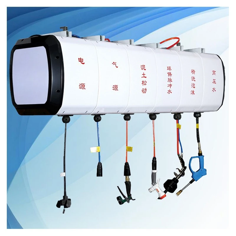 Automatic telescopic tube reel box, steam wash car beauty equipment free combination drum, water and gas electric winder shell