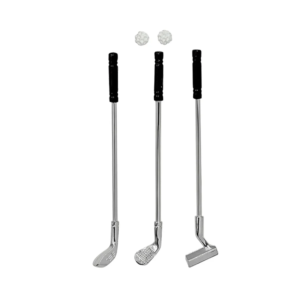 

1/12 Dollhouse Golfing Club Miniature Golf Club Balls Set Miniature Golf Clubs Mini Golf Club Model Toys 1 12 Scale