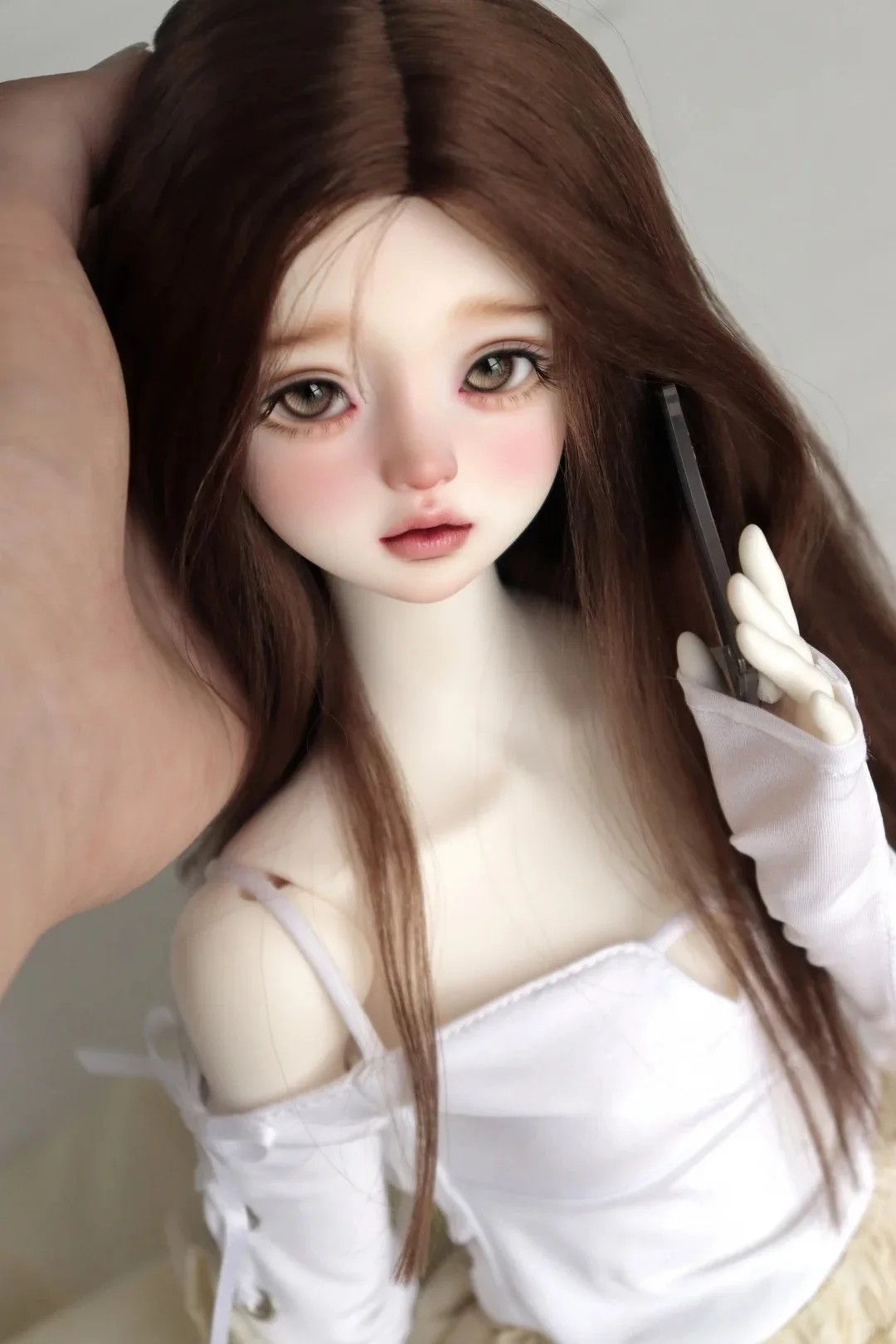 new sd bjd doll 1/4 aikou kala Lovely Girl set makeup high-quality joint movable doll new toys Free