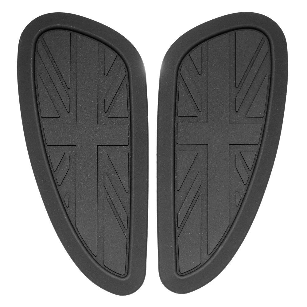 Universal Retro Motorcycle Anti slip Tank Pad Side Gas Knee Grip Traction Pads Protector Sticker For Triumph Harley Honda Yamaha