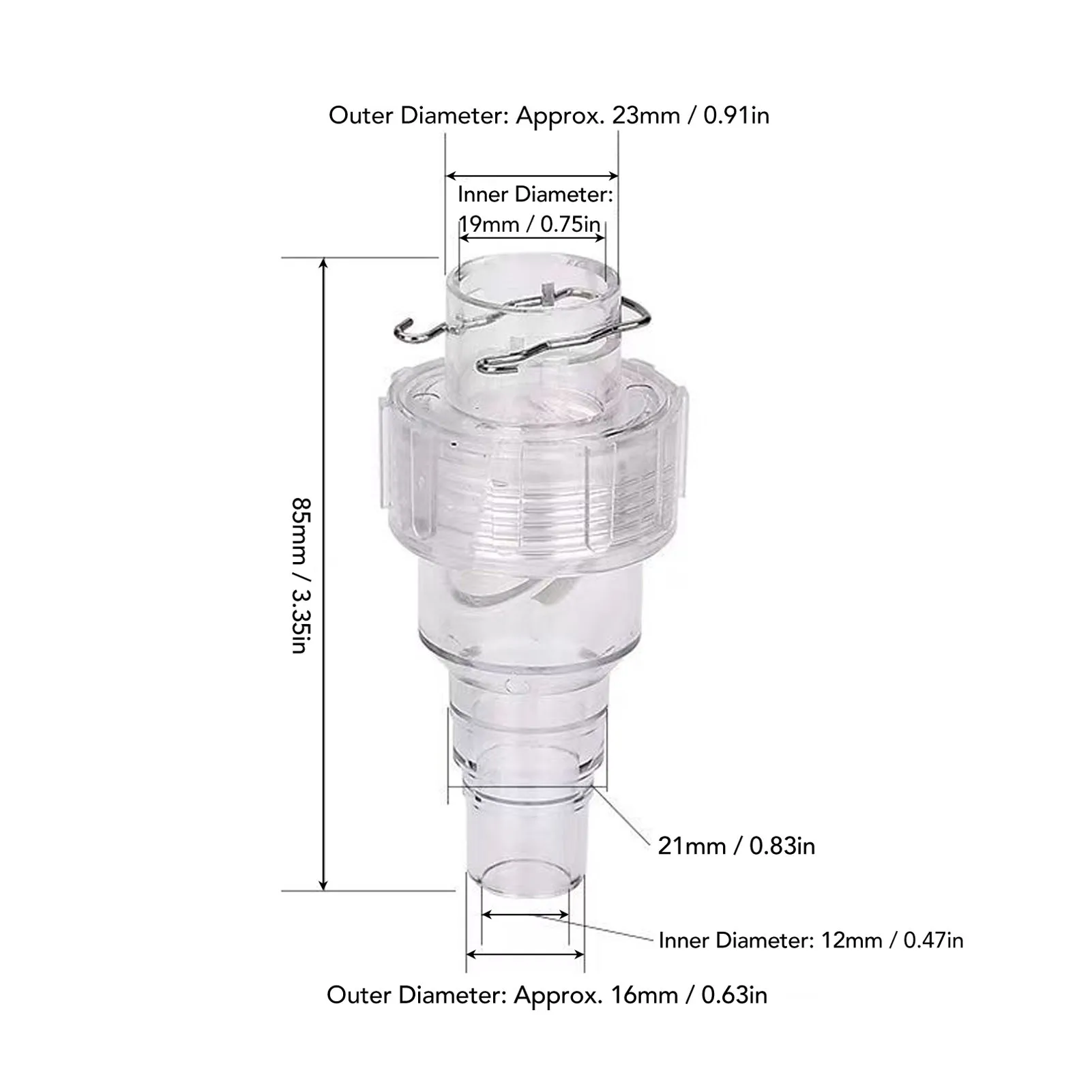 Condensate Check Valve Condensate Drain Pipe Check Valve Central AC Hose Prevent Odor Reflux Non Return Way Check Valve