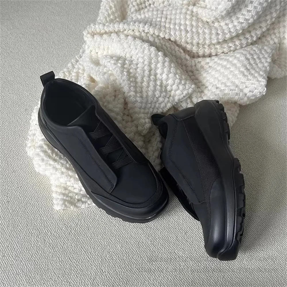 

Men Hot Sell Outdoor Casual Shoes 2026 Summer New Elastic Lazy Slip On Soft Sole Sports Shoes Trendy Comfortable Hiking Shoes
