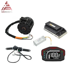 Stock QS 138 3000W 70H V1 albero scanalato motore Mid Drive con Kit pignone 428 14T con Controller EM150sp e acceleratore Z6