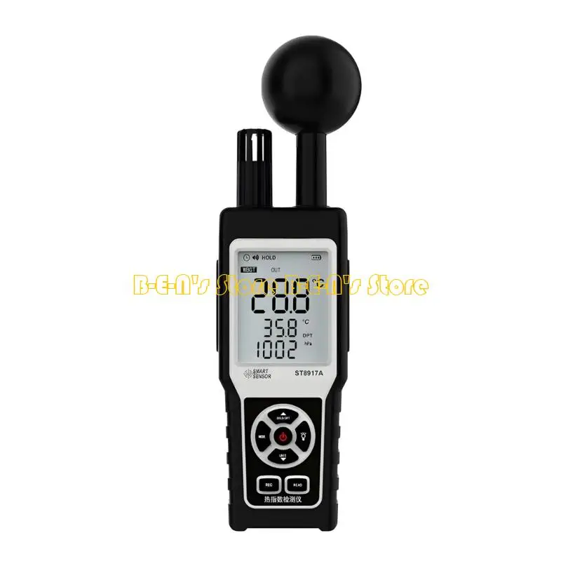 Y1AD Handheld Climate Environment Monitor With 500 Data Storage Capacity For Workplace Safety Evaluation