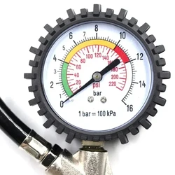 Pressure Gun Type For Air Compressor Durable Tire Pressure Gauge For Car Motorcycle SUV Inflator Pumps Tire Repair Tools
