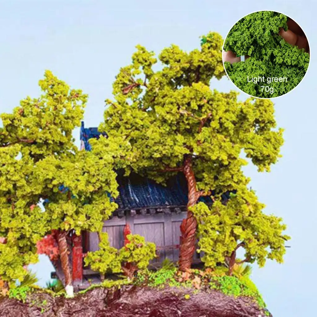 Sand Table Trees Powder Simulation Model Landscape DIY Resin Miniature Scenery Making Material for Railway Building Layout