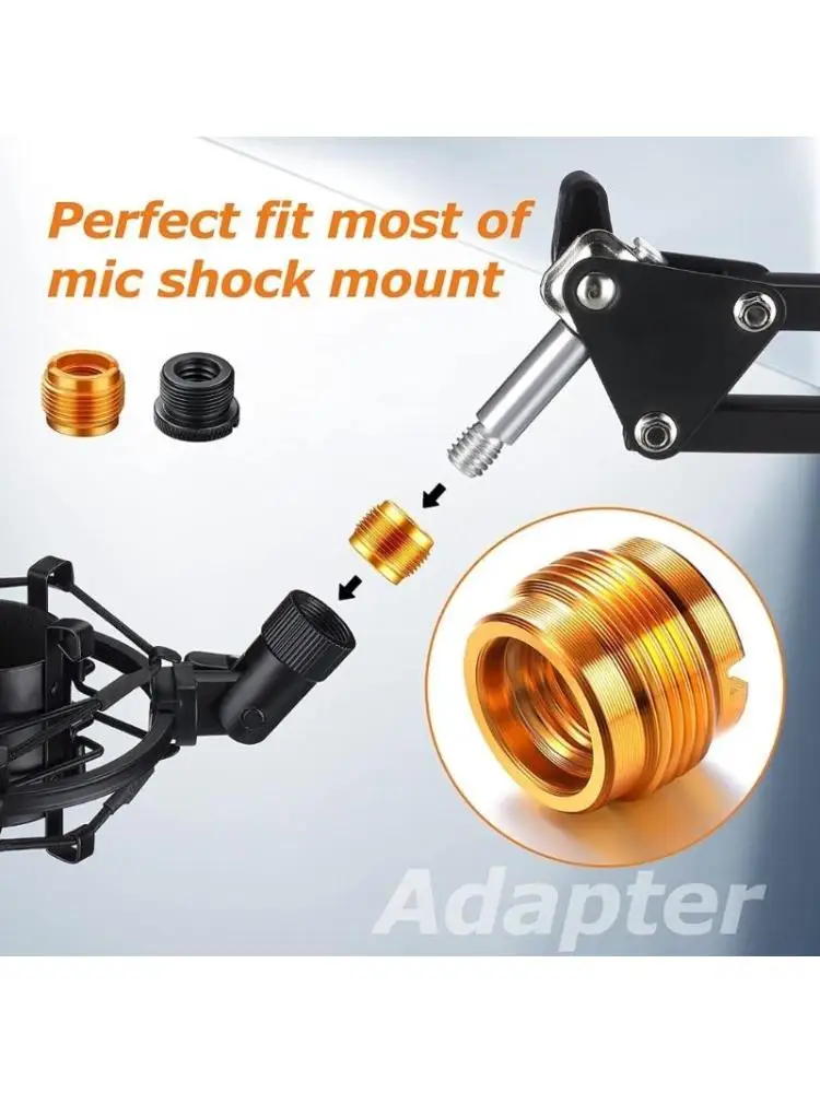 Adaptateur filetage microphone à microphone 10pcs Adaptateur microphone 5/8 "à 3/8" Vis