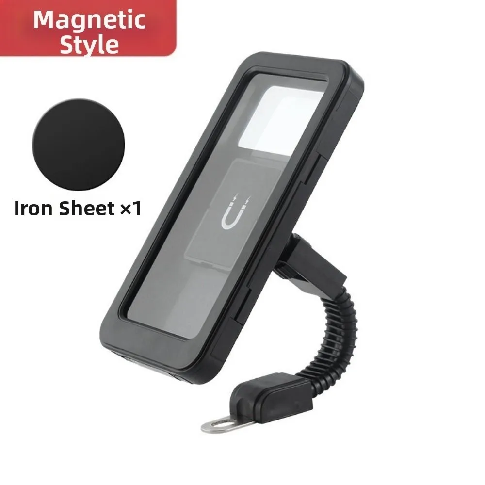 Support de téléphone de vélo étanche, conception magnétique 360 °   Support de smartphone pivotant Support stable Support réglable