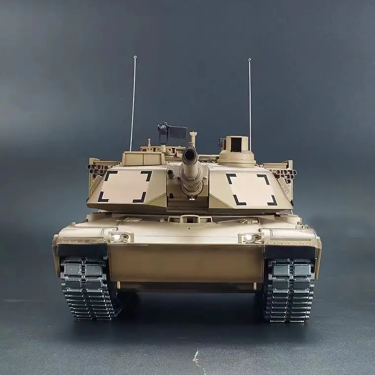 Heng Long 1/16 TK7.0 Customize 3918 USA M1A2 Abrams RC Tank 360° Turret Barrel Recoil BB Shooting TH17803-SMT5 Children Toys