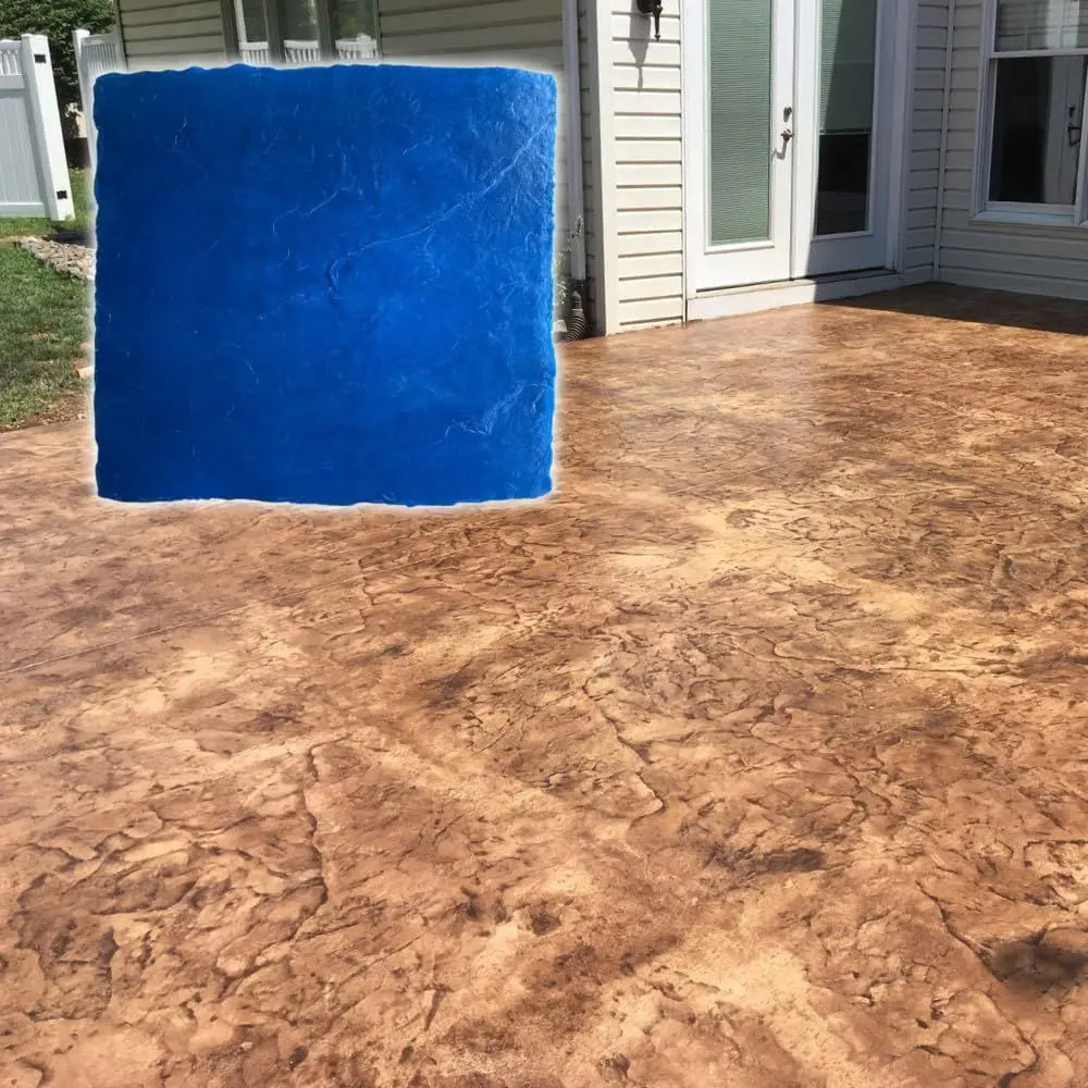 

SeamlConcrete Stamps 48"x48" - Made in USA – lexible Texture Mat or Patios, Walkways & Driveways – Proional Concrete Stamping To