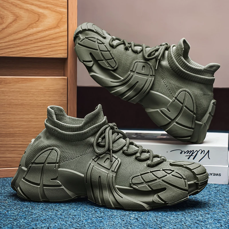 Fabric breathable outdoor casual personalized men's sports shoes