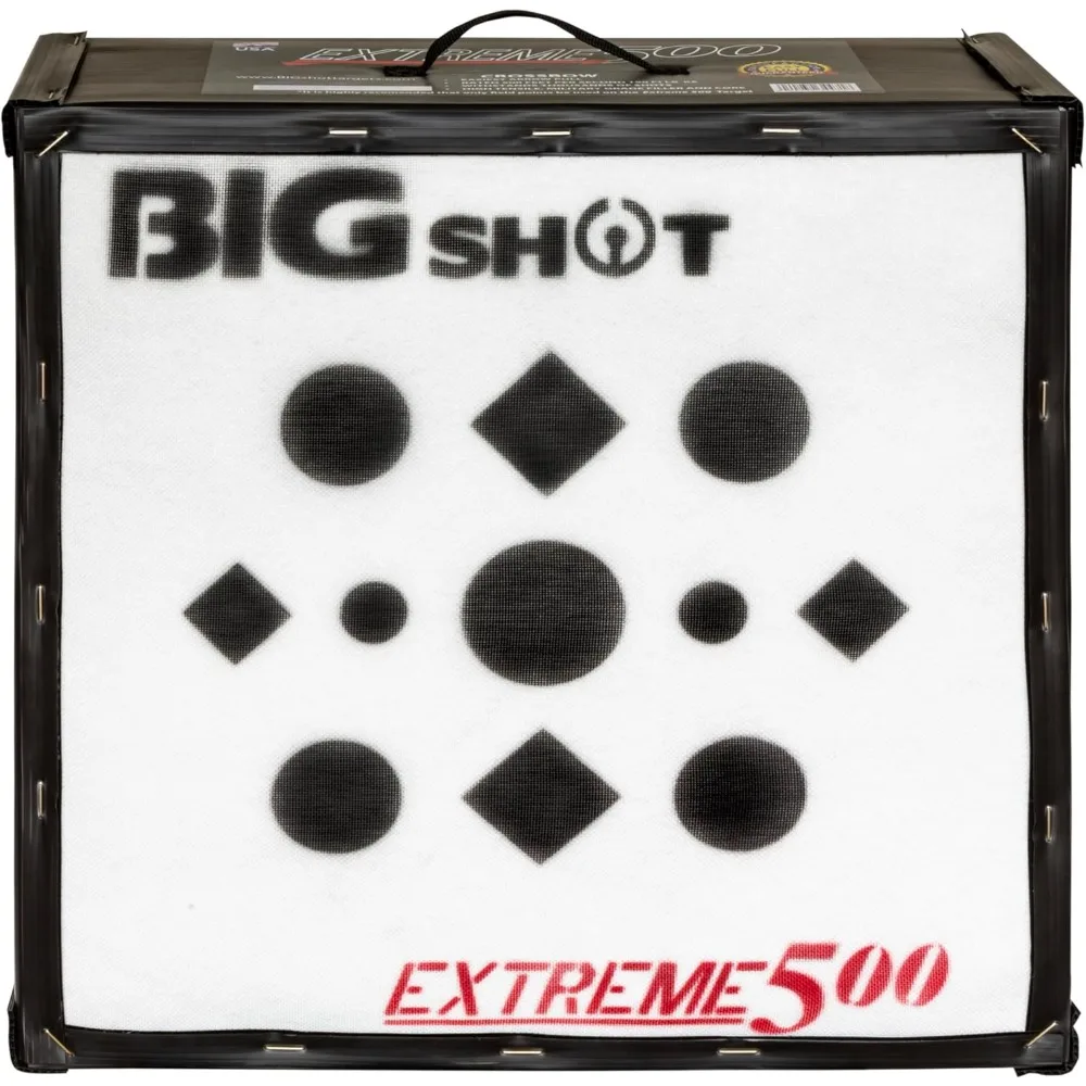 هدف الرجل الحديدي المتطرف بقوة 500 إطارًا في الثانية، أبيض، 24 بوصة للقوس والنشاب والمجمع