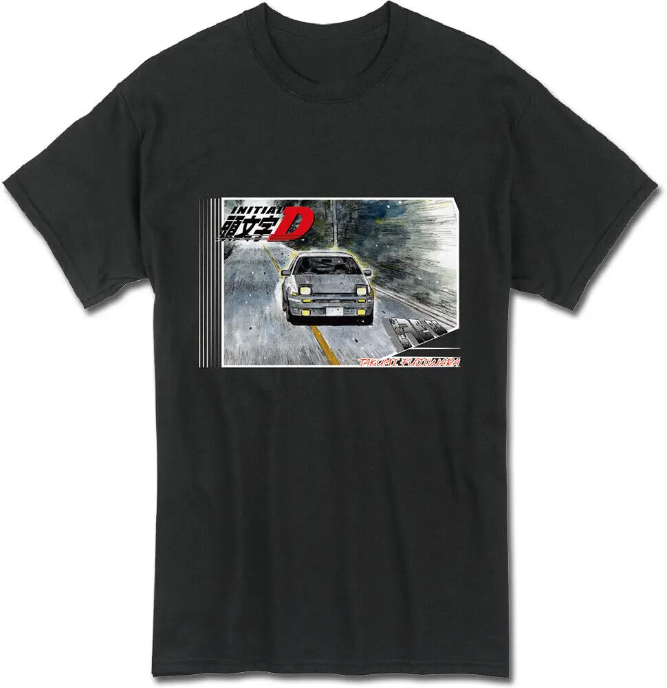 

*Legit* Initial D Manga AE86 Vol.10 Cover Unisex Official Anime T-Shirt #492421