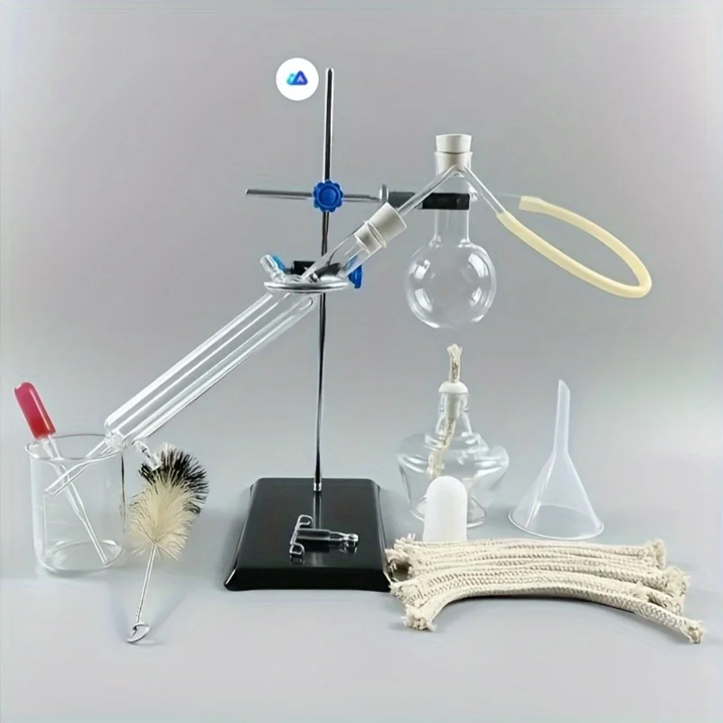 Ensemble d'appareils de Distillation domestique, distillateur domestique pour fabriquer des huiles essentielles, distillateur d'alcool Moonshine, Kit de verrerie de laboratoire de chimie