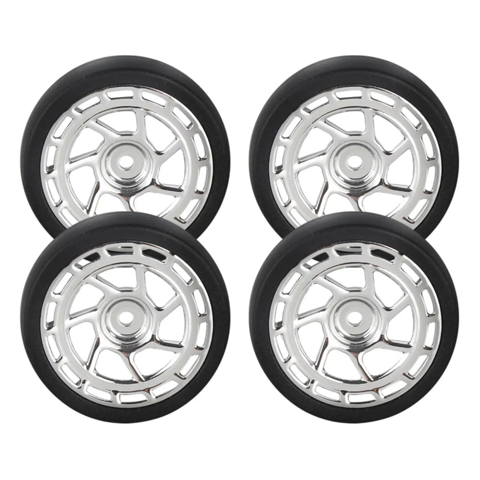 2x4 Pieces RC Car Drift Tires for 1:18 RC on Road Touring Drift Truck Repalces Argent