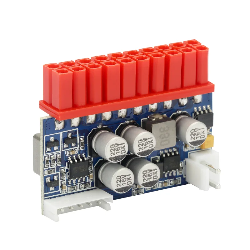 90W 12V Silent Fanless Low Power Consumption In-Line DC-ATX ITX Desktop Chassis Computer Power Supply Module 20PIN