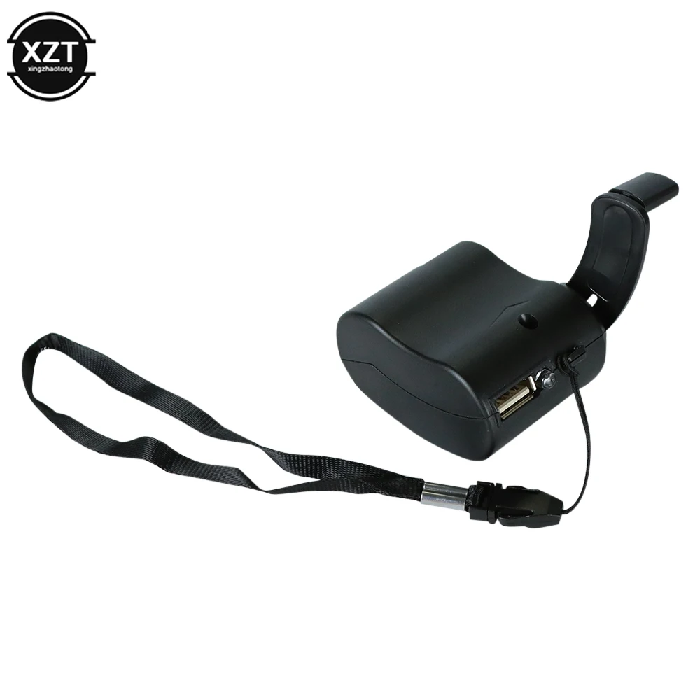 휴대용 충전기 USB 충전 야외 휴대 전화에 대 한 비상 핸드 크랭크 전원 디나모 -쇼핑 야외 생존 도구