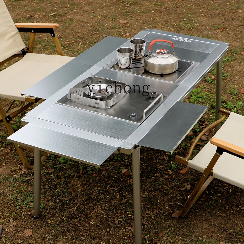 

outdoor camping table lifting module table tea table can be combined kitchen