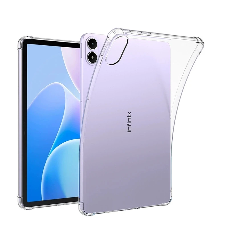 for Infinix Xpad 20 11 Inch 2025 X1102 Silicone soft Airbag Cover Transparent Protection TPU Convenient