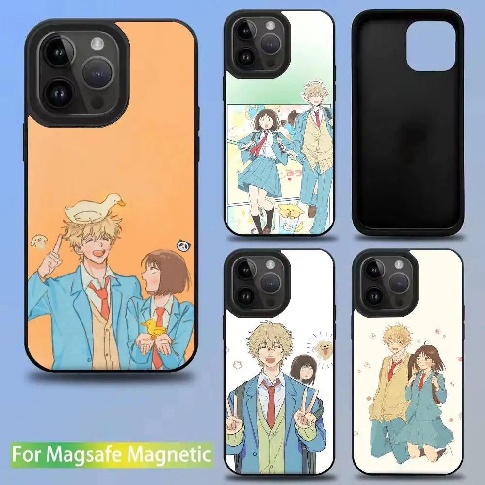 

Skip and Loafer Anime Cute Phone Case For iPhone 16,15,14,13,12,11,Pro,Max,Plus,Mini,SE New Magsafe Magnetic Wireless Charging