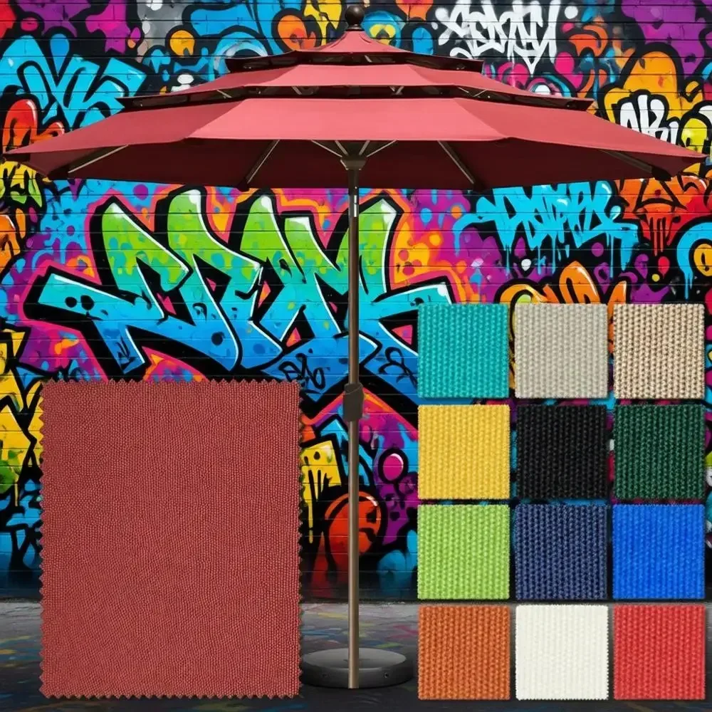 

Зонт для патио/уличный зонт с 3 ярусами, 9-ти секционный, 10-летняя гарантия, с вентиляцией, для установки в грунт, США