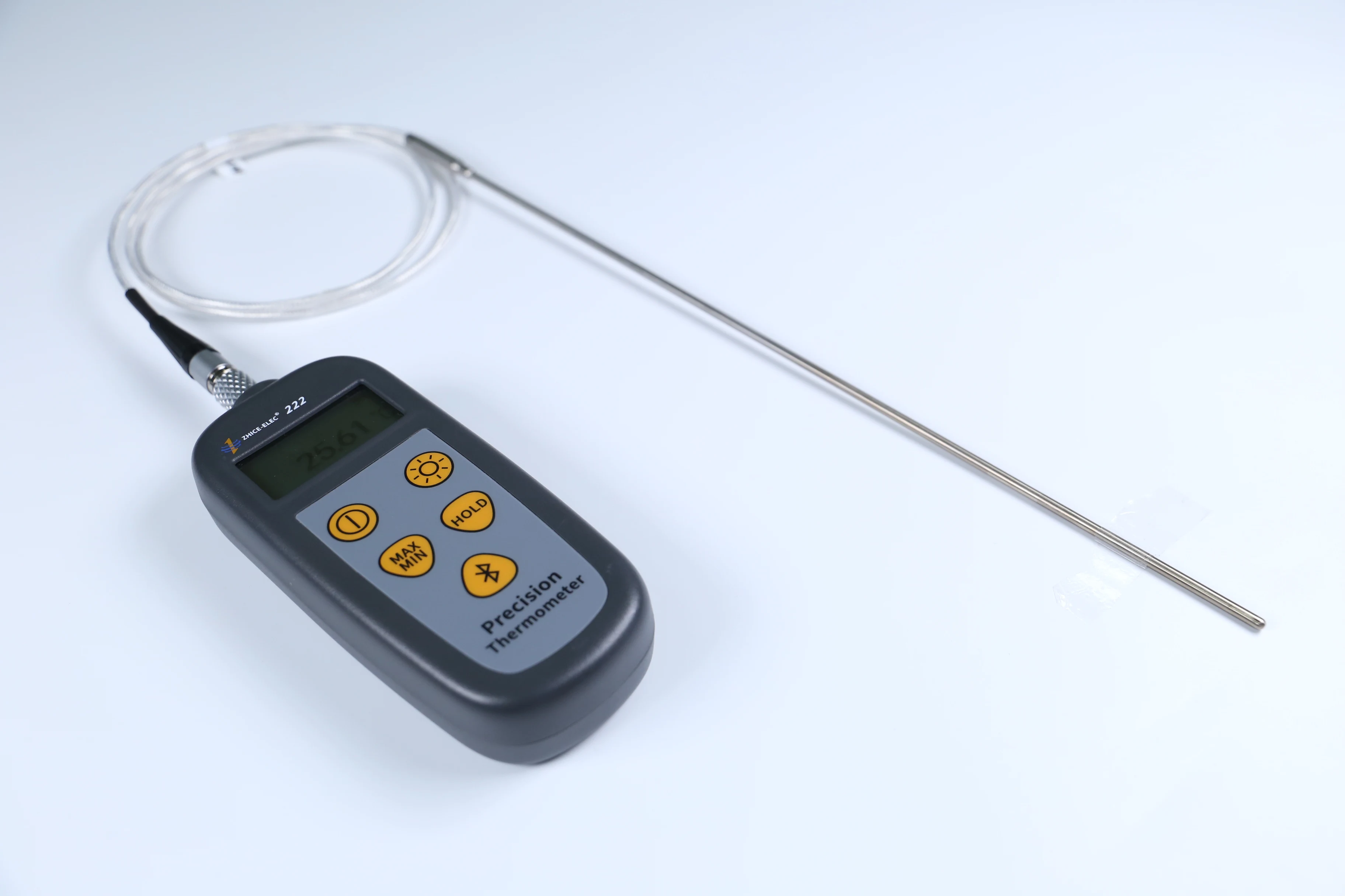 درجة حرارة عالية عالمية - 100-1372 درجة شاشة LED مقياس الحرارة الحرارية #4