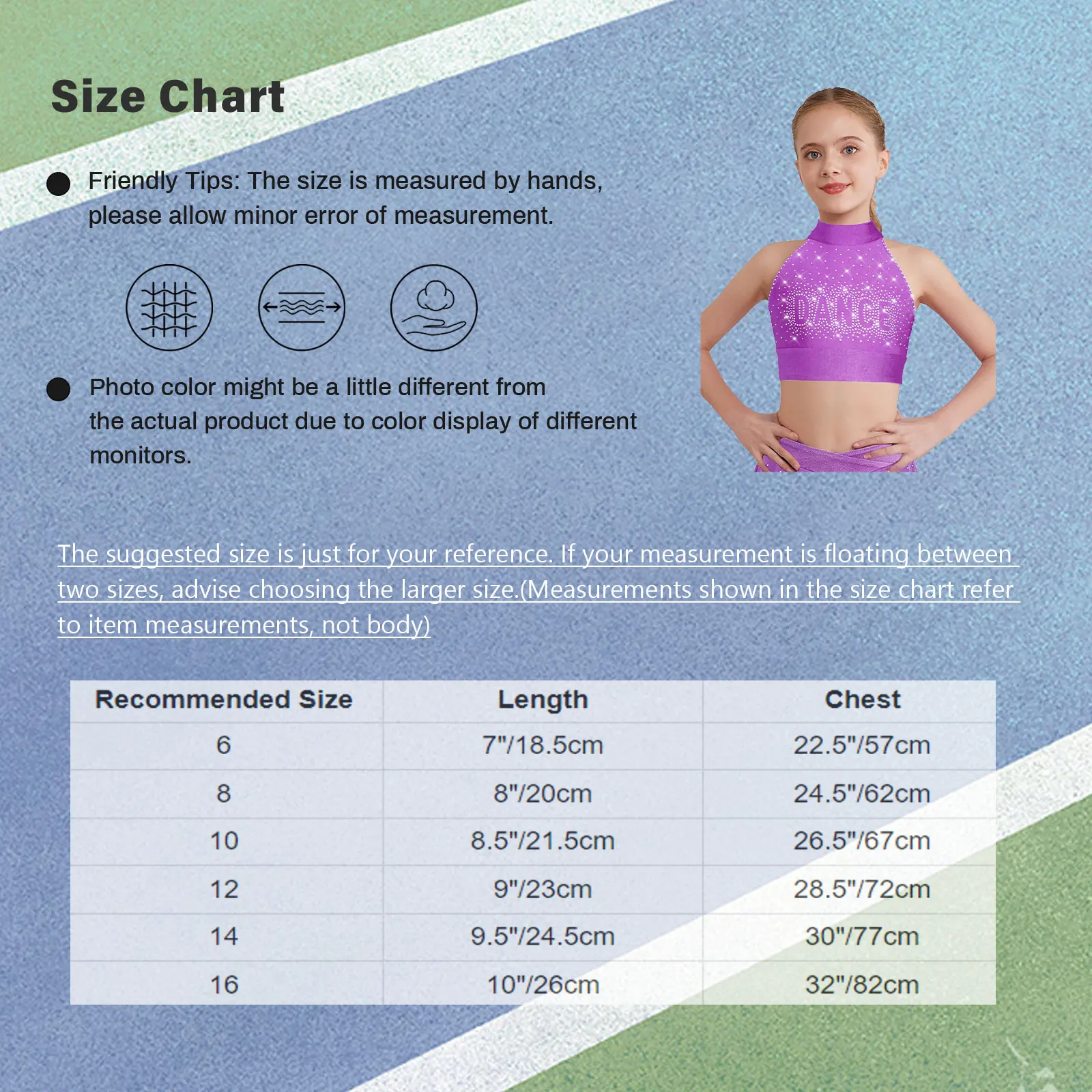 Kids Girl Glitter Rhinestones Cheerleading Dance Outfit Gym Workout Performance Set Halter Sleeveless Crop Top+Skirt 2-piece Set