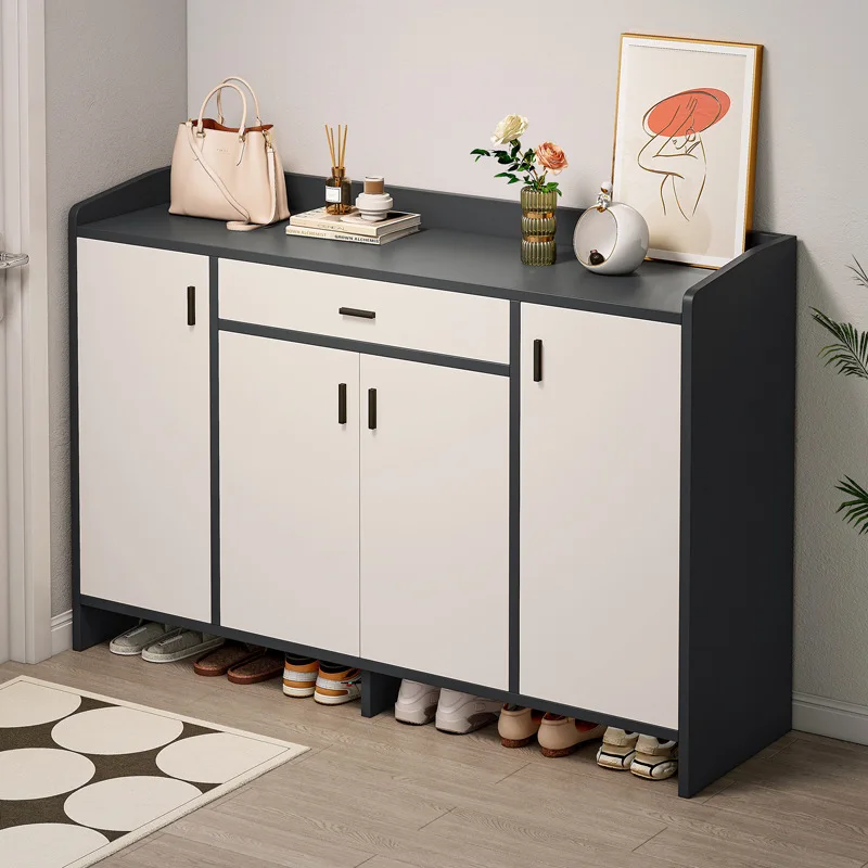 

Маленький шкаф для обуви Входная дверь для дома Входная дверь Балкон Входной шкаф Стеллаж для хранения обуви