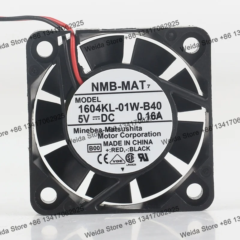 

Оригинальный вентилятор охлаждения NMB 40X40X10MM 1604KL-01W-B40 4010, двухпроводной, 5500 об/мин, 4 см, 5 В, 0,16 А, с двойным шарикоподшипником