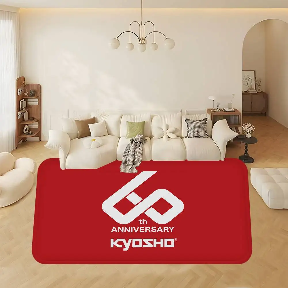 Kyosho Japan RC Logo Floor Mat Nordic Style Home Doormat Bathroom-Toilet Mats Bedroom Hotel Decor Mat