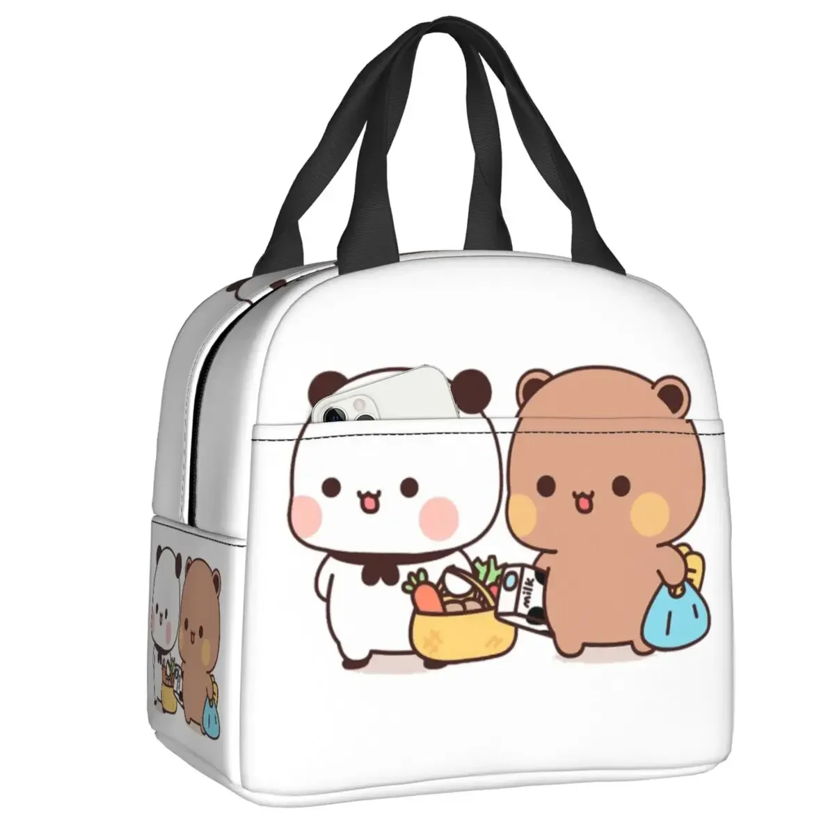 

Изготовленная на заказ сумка для обеда Bubu и Dudu, женский холодильник, теплый изолированный ланч-бокс для детской школы